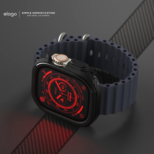 Elago для Apple Watch Ultra 1/2 49 mm чехол ARMOR silicone (tpu) Black