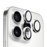 BlueO стекло для iPhone 16 Pro/16 Pro Max, Camera Lens 99-AR PVD Alloy 3 шт. White Titan (+instal)