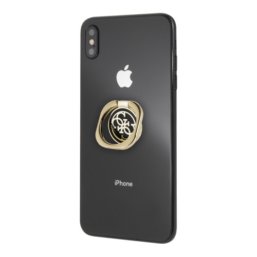 Кольцо держатель Guess 4G Metal ring stand для телефона, черный/золото