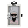 Чехол Karl Lagerfeld Liquid Glitter Iconic Karl Hard для iPhone XS Max, (Glow in the Dark)