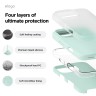 Elago для iPhone 16 Pro чехол Soft silicone (Liquid) Mint