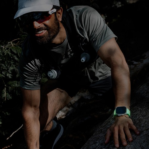 Uniq для Apple Watch 49/46/45/44 mm ремешок STRIDE SE FKM Rubber Lume