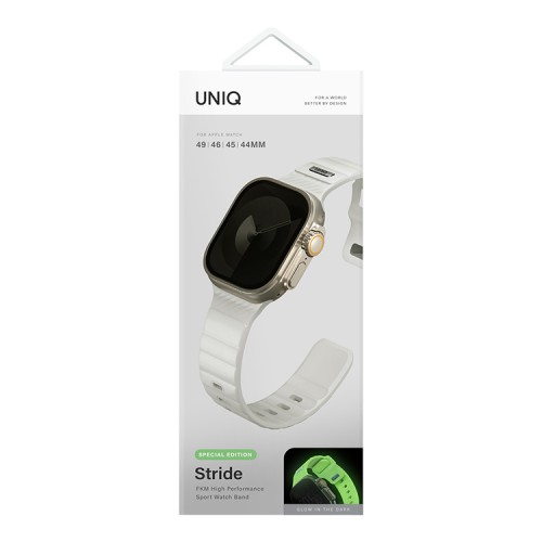 Uniq для Apple Watch 49/46/45/44 mm ремешок STRIDE SE FKM Rubber Lume