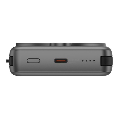 Energea АКБ MagPac PRO Plus, 10000W Magsafe QI2 15W USB-C 20W with cable and Stand Gun/Black