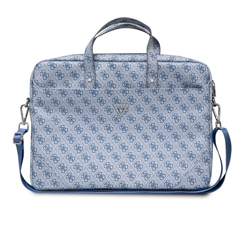Guess для ноутбуков 15"/16" сумка 4G Bag with Triangle metal logo Blue