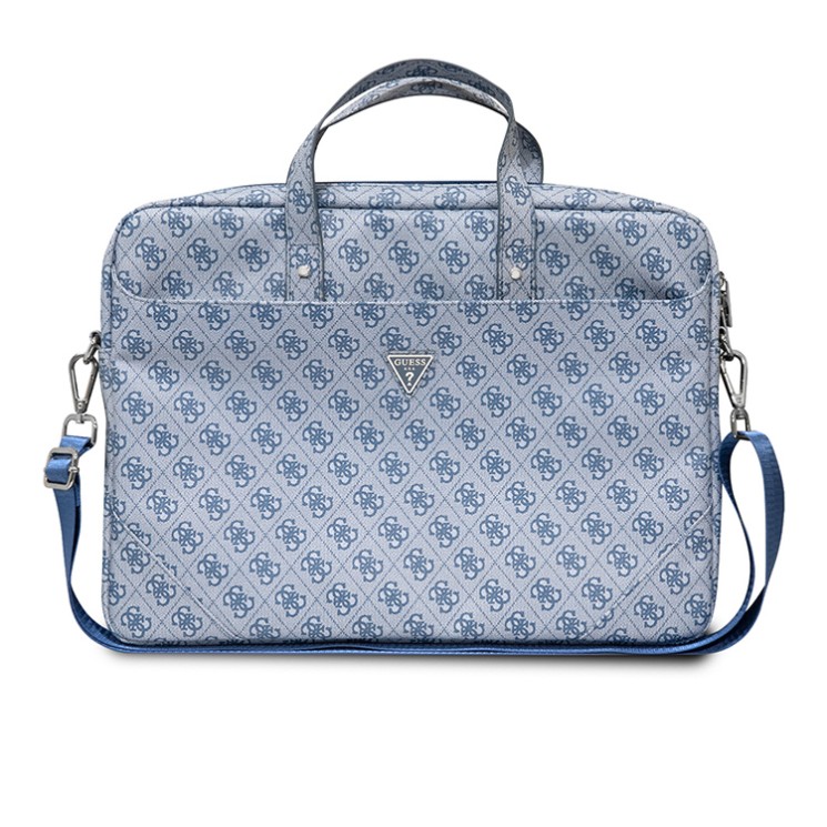 Guess для ноутбуков 15"/16" сумка 4G Bag with Triangle metal logo Blue
