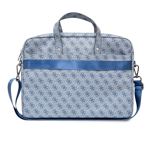Guess для ноутбуков 15"/16" сумка 4G Bag with Triangle metal logo Blue
