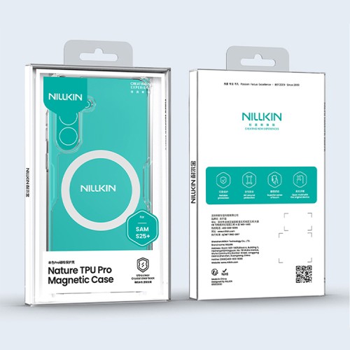 Nillkin для Galaxy S25+ чехол Nature TPU Pro Magnetic White