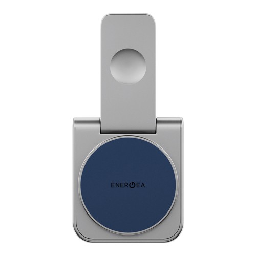 Energea Беспроводное СЗУ MagDuo 2in1 foldable QI2 magnetic iPhone +Apple Watch 17.5W Blue