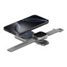 Energea Беспроводное СЗУ MagDuo 2in1 foldable QI2 magnetic iPhone +Apple Watch 17.5W Blue