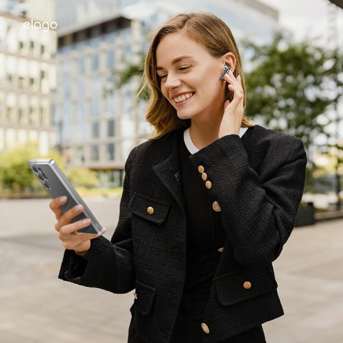 Elago для Galaxy S25 Ultra чехол HYBRID (pc/tpu) Clear