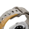 Uniq для Apple Watch 49/46/45/44 mm ремешок STRIDE DE FKM Rubber Beige/Yellow