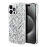 Karl Lagerfeld для iPhone 15 Pro Max чехол PC/TPU Script pattern White (MagSafe)