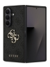 Guess для Galaxy Z Fold7 чехол PU 4G Big metal logo Hard Black