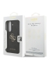 Guess для Galaxy Z Fold7 чехол PU 4G Big metal logo Hard Black