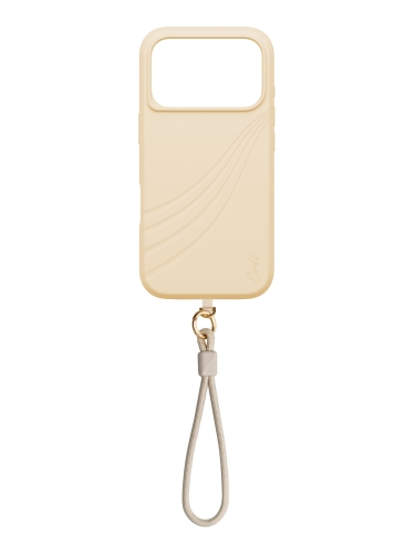 Uniq для iPhone 17 Pro чехол COEHL Strap series Serina Milk Sand (MagSafe)