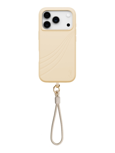 Uniq для iPhone 17 Pro чехол COEHL Strap series Serina Milk Sand (MagSafe)