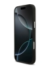 DKNY для iPhone 17 Pro Max чехол PU Horizon Metal logo Hard + Metal Wrist Chain Black (MagSafe)