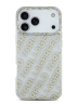 Karl Lagerfeld для iPhone 17 Pro Max чехол IML Repeat Logo Hard Transparent/Gold