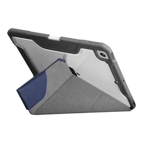 Чехол Uniq Trexa Anti-microbial для iPad 10.2 (2019/20) с отсеком для стилуса, синий