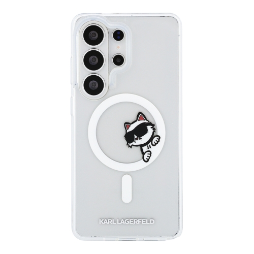 Karl Lagerfeld для Galaxy S26 Ultra чехол IML Sketch Choupette Hard Transparent (MagSafe)