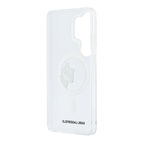 Karl Lagerfeld для Galaxy S26 Ultra чехол IML Sketch Choupette Hard Transparent (MagSafe)