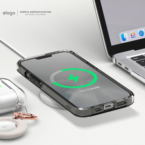 Чехол Elago HYBRID для iPhone 13, черная рамка