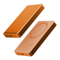 Energea АКБ AluPac 10K (CCC), 10000W MagSafe 15W USB-C 20W Ultra Light Aluminium Orange