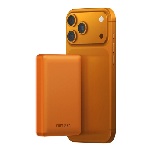 Energea АКБ AluPac 10K (CCC), 10000W MagSafe 15W USB-C 20W Ultra Light Aluminium Orange