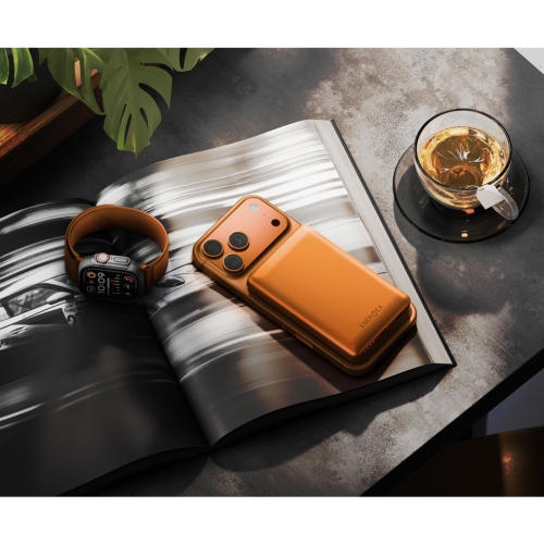 Energea АКБ AluPac 10K (CCC), 10000W MagSafe 15W USB-C 20W Ultra Light Aluminium Orange