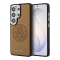 Karl Lagerfeld для Galaxy S26 Ultra чехол PU Perforated Round logo Metal camera Hard Brown (MagSafe)