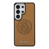 Karl Lagerfeld для Galaxy S26 Ultra чехол PU Perforated Round logo Metal camera Hard Brown (MagSafe)