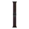 Uniq для Apple Watch 49/46/45/44 mm ремешок Strova Flex Steel Band Black/Volt Orange