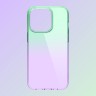 Чехол Elago AURORA Gradient для iPhone 13 Pro, зеленый/фиолетовый