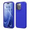 Elago для iPhone 15 Pro чехол Soft silicone (Liquid) Cobalt Blue