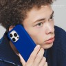 Elago для iPhone 15 Pro чехол Soft silicone (Liquid) Cobalt Blue