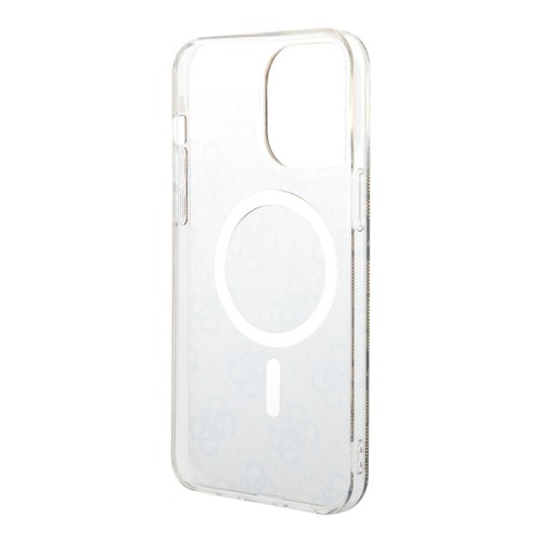 Guess для iPhone 15 Pro Max чехол PC/TPU 4G Hard Brown/Gold (MagSafe)