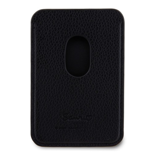 Hello Kitty магнитный бумажник Wallet Cardslot MagSafe PU Grained leather Metal Kitty Head Black