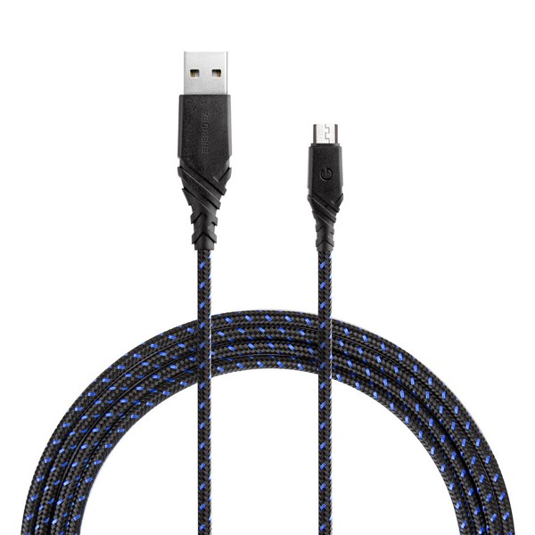 EnergEA NyloGlitz USB/micro-USB (1.5 м), синий CBL-NGAM-BLU150