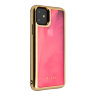 Чехол Guess Liquid Glitter Glow in Dark Sand Hard для iPhone 11, розовый