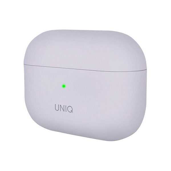 Чехол Uniq LINO Liquid silicone для AirPods Pro, фиолетовый (lavender)