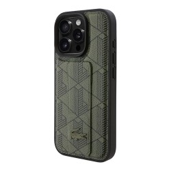Lacoste для iPhone 16 Pro Max чехол GripStand PC/TPU&PVC The Blend Khaki