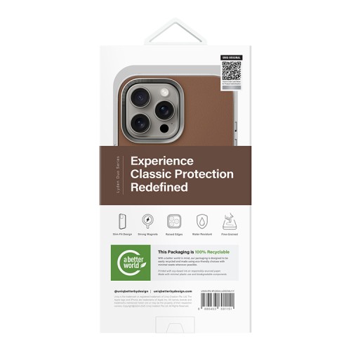 Uniq для iPhone 16 Pro Max чехол Lyden DS Canary Caramel/Ivory (Magsafe)