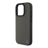 Mercedes для iPhone 16 Pro чехол Leather Textured Wood Imitation Hard Brown (MagSafe)