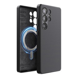 Elago для Galaxy S25 Ultra чехол PU Leather Black (MagSafe)