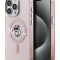 Karl Lagerfeld для iPhone 15 Pro Max чехол PC/TPU Sketch Choupette розовый (MagSafe)