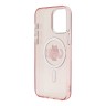 Karl Lagerfeld для iPhone 15 Pro Max чехол PC/TPU Sketch Choupette розовый (MagSafe)