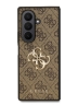 Guess для Galaxy Z Fold7 чехол PU 4G Big metal logo Hard Brown