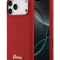 Guess для iPhone 17 Pro Max чехол Liquid silicone Gold metal logo Hard Magenta (MagSafe)