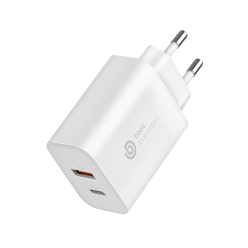 Сетевое зарядное EnergEA Bazic GoPort PD30+, USB-C PD +USB-A QC3.0/PPS, 30 Вт